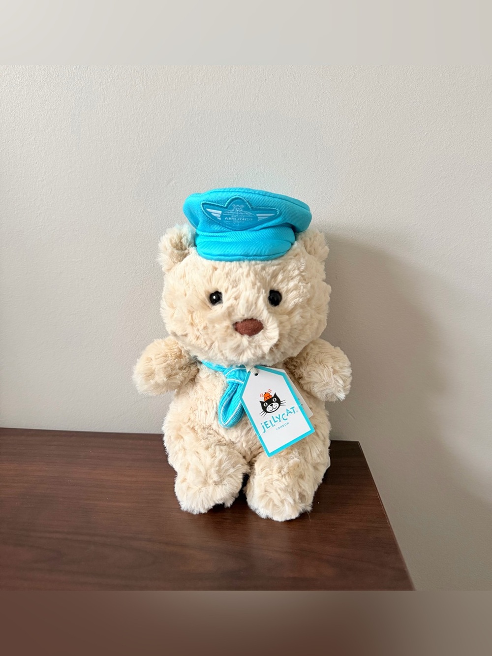Jellycat x Harrods exclusive Bartholomew Bear Jr Pilot